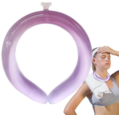 Impacchi rinfrescanti indossabili per il collo, ergonomici per l'estate, leggeri involucri refrigeranti per esterni e interni, prodotti di raffreddamento multiuso per viaggi
