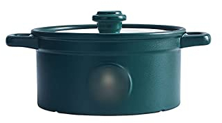 Pentola per zuppiera Casseruola in ceramica Capacità verde Pentola per zuppiera Pentola grande Forniture per la cucina di casa Pentola grande Pentole