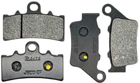 MotoForge Dynamics High-Performance Motorcycle Brake Pads for K-T-M Duke 125 (2011-2024) Duke 200 (2012-2021), Duke 250 (2014-2024), Front & Rear, Durable Ceramic Compound for Superior Stopping Power