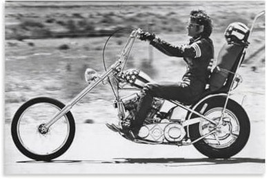 Easy Rider, klassische Kult-Filmposter, Filmposter (1) Wandkunst-Poster, Roll-Leinwand, Gemälde, Bild, Wohnzimmer-Dekoration, Zuhause, 30 x 45 cm