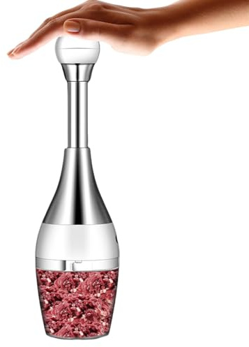 Robot da Cucina con Pressa Manuale, Tritatutto con Pressa Manuale - Tritaverdure Manuale | Tritaverdure manuale a pressione, tritaverdure tritaverdure in acciaio inox, tritaverdure