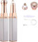 2 in 1 Epilatore Sopracciglia Donna Rasoio Epilatore Viso Donna Baffetti e Sopracciglia per Viso per Donna per Rimozione Peli per Labbra Viso Corpo