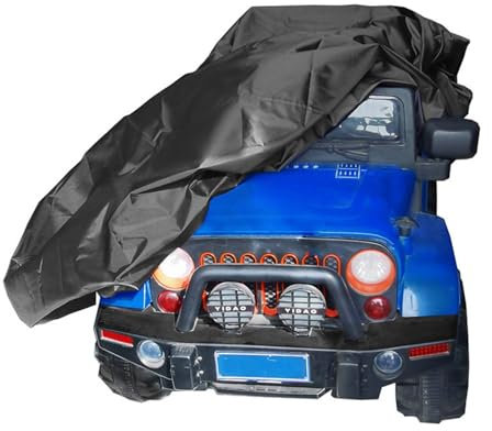 KDTRKH Kids Ride-on Toy Car Covers, Electric Cars Cover for Kids, All Weather Protection Universal Fit Electric Wheel Cover for Outdoor Indoor,140x83x81cm
