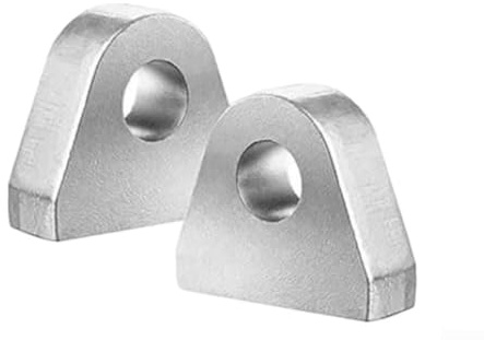 LVYXON Lot de 2 supports de chape soudables avec anneau en D pour remorquage de camion et tracteur