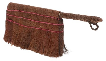 WRITWAA Palm Cleaning Brush for Garden Planters with Ergonomic Grip Sturdy Woven Natural Bristles Durable Portable Scrubbing Tool for Vegetables and Flowerpots
