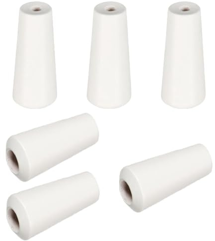 6Pcs Curtain Blind Cord Pulls,Blind Pull Cord Ends,Wooden Blind Cord Chain Connector Handle Knobs Repair Replacements Hanging Ball Small Pendants Drops Pull End for DIY Home Decoration Curtain Craft
