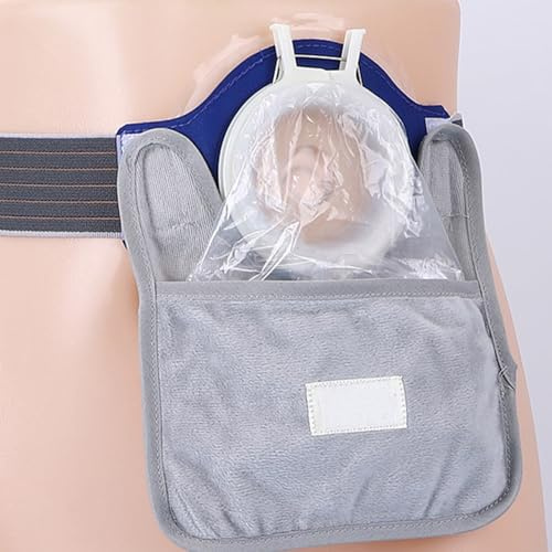 Justerbara Stomiband, Stomiband för Buken, Elastiska Stomitillbehör för Postoperativ Vård Efter Operation, Passform året Runt(Small)