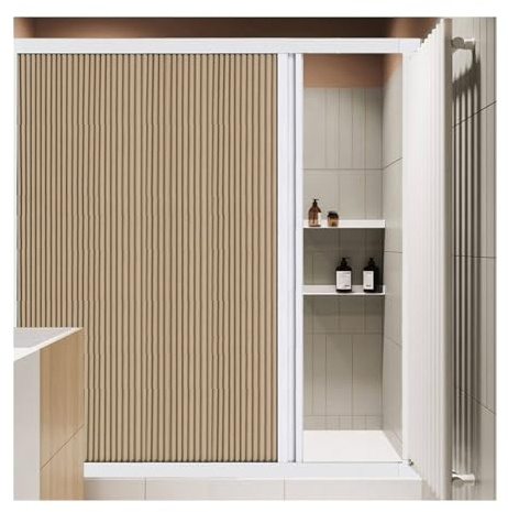 LXBAMKEA Customizable Accordion Doors, Concertina Door Retractable Cabinet Door, Folding Serving Window Doors, Closet Bedroom Kitchen Interior Invisible Cellular Divider Door