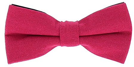 cravateSlim Noeud Papillon Coton - Noeud Papillon Homme (Rose fushia)