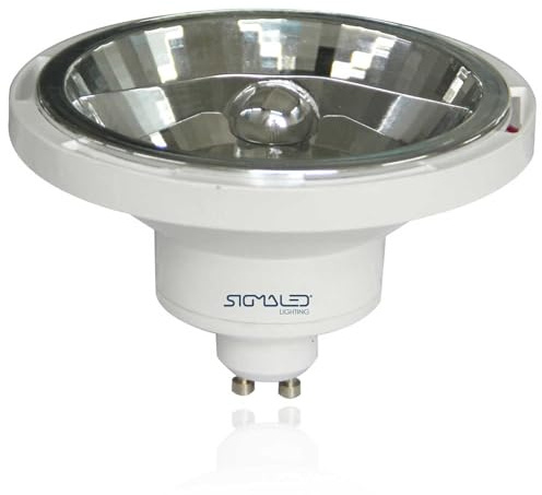 Sigmaled lighting, LED-Spot AR111 GU10, 14 W (entspricht 110 W Halogen), 230V AC, Warmweißes 3000 K, 1000 Lumen, AR111 LED-Leuchtmittel