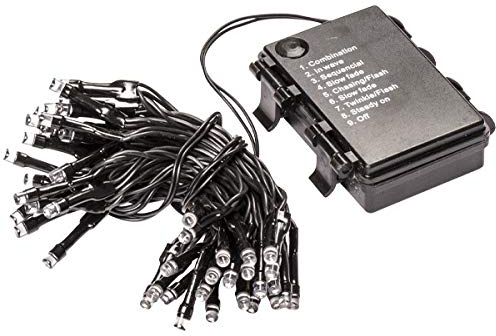 Ideen mit Herz LED-Lichterkette | warmweiß | innen & außen | 8 verschiedene Leuchtmodi | inkl. Timer (24 LEDs)