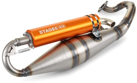Auspuff Stage6 Pro Replica MK2 Orange Minarelli liegend / China 2-Takt