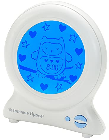 Tommee Tippee Groclock Sleep Trainer Clock, Alarm Clock and Nightlight for Young Children, USB-Powered