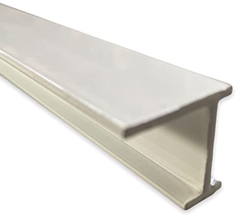 Riel para cortina exterior (50 centímetros) Blanco