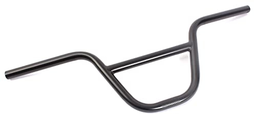 KHE BMX Lenker 7,25 Zoll schwarz Klemmung geriffelt Breit 640mm für 16 und 18 Zoll