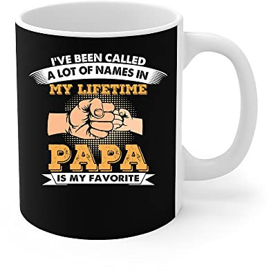 456 Tazza Da Caffe Sono Stato Chiamato Con Molti Nomi Nella Mia Vita Papà È Il Mio Preferito Ceramica Tazzine Da Caffè Multicolore Tazze Originali Di Caffee Per Festa Della Mamma Nonna Donna 330Ml