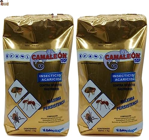 BricoLoco.com Insecticida Suelo en Polvo contra Insectos Rastreros. ¡¡¡ 2 KGS. (2x1kg) !!! Piretroide. Efecto de Choque. Exterior e Interior. Hormigas, cucarachas, pulgas, chinches, garrapatas. (2)