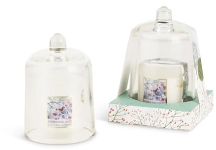 Heart & Home Geschenkset mit Kerze und Glasglocke