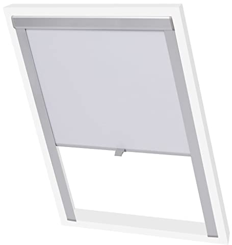 Fensterbehandlungen Verdunkelungsrollo Weiß MK06 Haus & Garten
