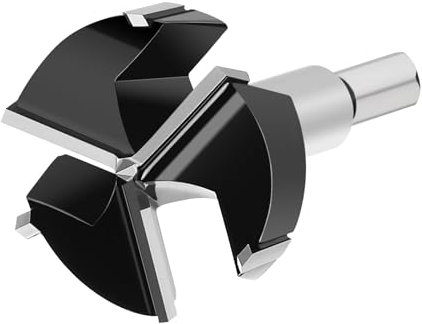 hsawbit Broca Forstner de 80 mm, triple flauta con punta de carburo Forstner para madera dura, broca de bisagra para carpintería