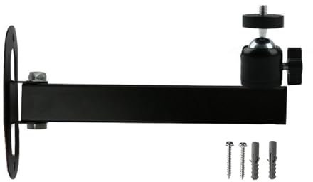 BFLKY Support mural pliable pour projecteur avec vis de 6,35 mm pour fixation au plafond et au mur