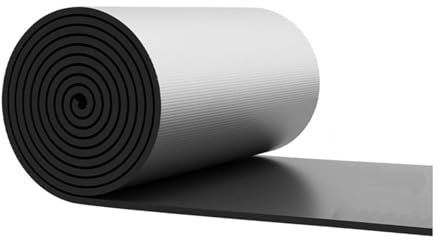 Tapis d'isolation phonique, Autocollant, en Aluminium et Caoutchouc, pour Voiture, Artisanat, Meubles, Protection, Remplissage des Interstices, Chaleur, épaisseur 10/20/30 mm (Couleur 1,20 m