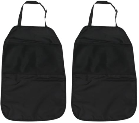 DOKRIN Protezione per schienale per bambini in 2 pezzi, protezione per schienale per bambini, tappetino antiurto, protezione per seggiolino auto impermeabile e antipolvere per auto e camion