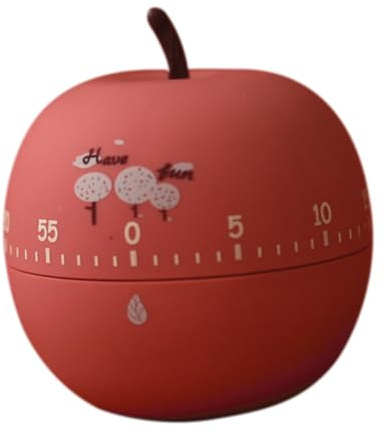 Zerodeko Timer Meccanico Per Cucina Timer Manuale Senza Batterie Strumento Di Cronometraggio Preciso Numeri Chiaramente Visibili Per Cottura Forno Friggere Uova Sode Controllo Per Ragazza