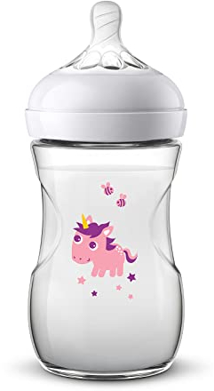 Philips Avent SCF070/25 Bottle 260 ml Unicorn Motif 0-12 Months Natural