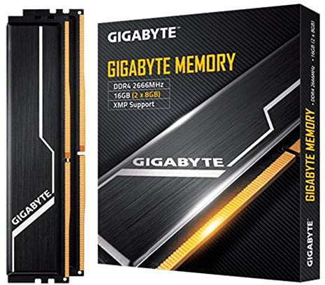 Gigabyte 2666MHz DDR4 16GB (2x8GB) Kit di memoria PC (GP-GR26C16S8K2HU416)
