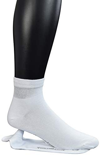 Yomandamor Coolmax Lot de 5 paires de chaussettes pour diabétiques avec orteils sans couture pour homme