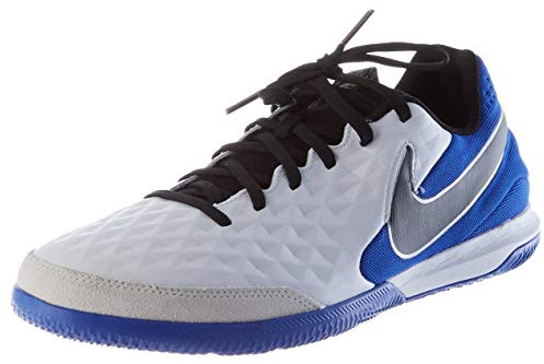 Nike Herren Legend 8 Academy IC Futsal-Schuh, White/Black-Hyper RO,47 EU