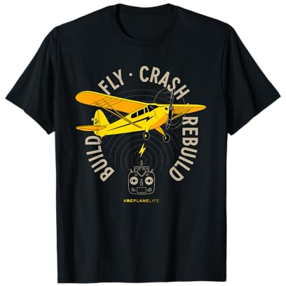 Avion RC Avion Aéromodélisme Construire Fly Aéromodélisme T-Shirt