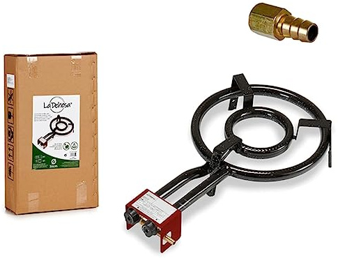 Bruciatore per Paella Nero Ferro Ø 50 cm
