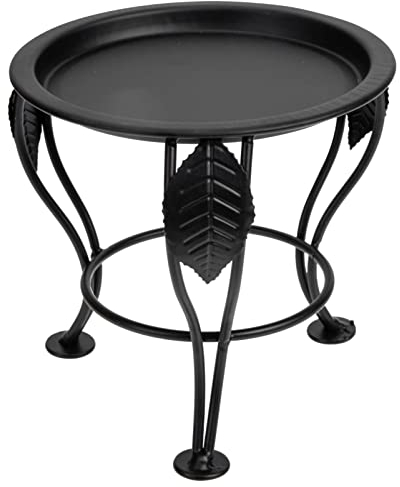 Milisten Tripod Wrought Iron Flower Stand Heavy Duty Plant Planter Stool Iron Potted Plant Stand Potted Plant Trays Hanging Flower Pot Plant Stands Metal Plants Crystal Ball Bonsai