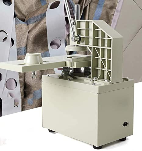 HLGKBY Elektrischer Gardinen-Locher, Gardinentüllen-Locher 250 W Gardinen-Lochstanzmaschine für #12 (1-9/16) Ösen, mit 48 mm und 53 mm Lochschneiderform für Vorhänge, Jalousien