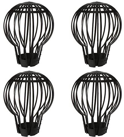 MARURY 4PCS Plastic Gutter Guard Filter Strainer for Stops Blockage from Leaves and Debris, Leaf Guards for Gutter Cleaners from the Ground