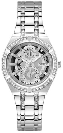 Guess Women's 36mm Watch - Iridescent Bracelet Iridescent Dial Iridescent Case