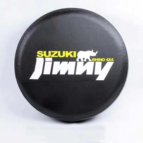 POWEC Custodia Protettiva Pneumatici, per Suzuki Jimny 2018-2023 Custodia per Ruota di Scorta Resistente alla Polvere E all'Acqua Autoveicoli,A14in
