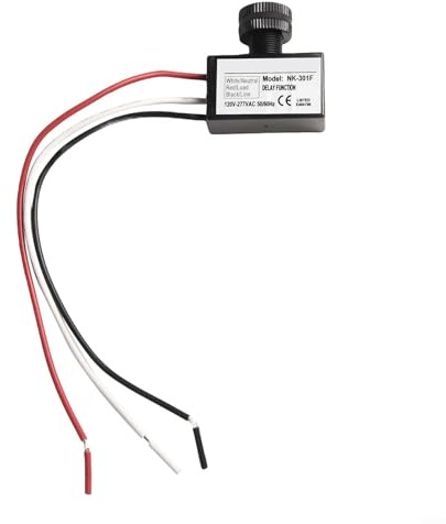 Besshepplo NK-301F Photoelectric Switch Light Control Switch - LED Lamp Light Sensor Photoelectric Switch Dusk To Dawn Button Flush Mount Photo Control
