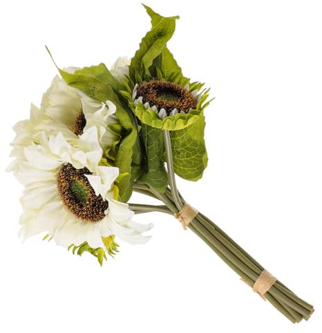MAGICLULU Eleganter Simulierter Sonnenblumenstrauß Hochzeitsblumen Brautstrauß Herzstück Für Die Party Zu Hause