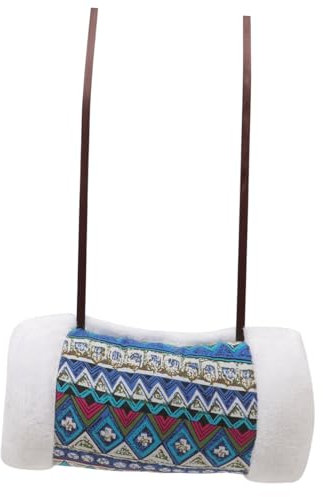 BIUDECO Damen Handwärmer Muff Aus Kunstpelz Flauschig Warm Outdoor Winter Handwärmer Für Kaltes Wetter Tragbarer Wärmebeutel Und Wärmender Ärmel