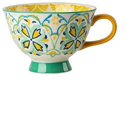 Tazza Tazza for acqua in ceramica di grande capacità Tazza for bere Modello personalizzato Tazza da caffè Tazza for colazione in casa Tazza for latte 420 ml Perfetta for tè, latte, bevanda calda Tumbl