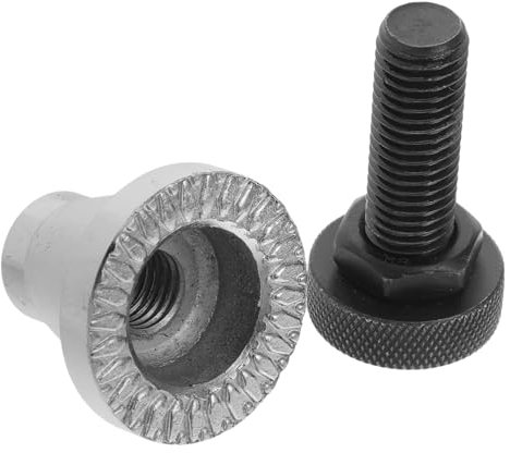 Veemoon Adjustable Precision Screw Jack with Hardened Flat Head Lifting Block Small Jack Stand Pad for Milling Machines and Die Processing Accessory