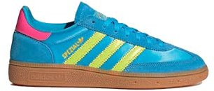 adidas Handball Spezial Women's Shoes, Sky Rush/Solar Yellow/Lucid Pink, Size 8.5