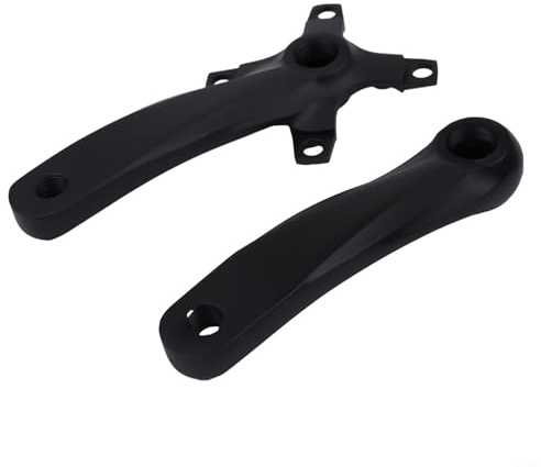 Guarnitura per bicicletta con pedivella in lega di alluminio da 152 mm, compatibile con corona BCD da 104 mm, gambe per pedivelle nere da 7 a 12 velocità, filettatura standard 9/16 per bici da strada