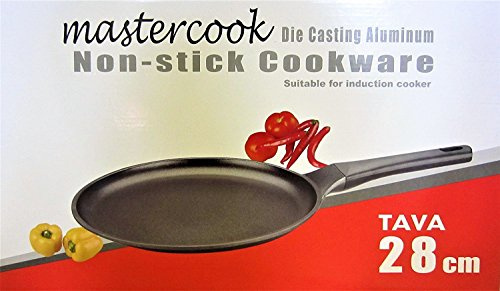 Mastercook Die Casting Aluminum Non-Stick Cookware TAVA Sizes 24CM 28CM (28CM)