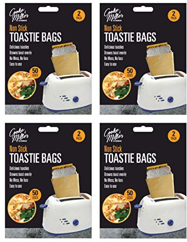 Non Stick Reusable Toaster Toastie Sandwich Toast Bags Pockets Toaster Bags (8)