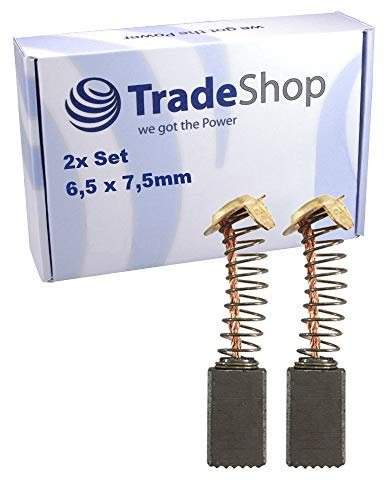 2 x Carbon Brushes for Hitachi Hedge Trimmer CN16SA FG10 FG10SA FG12 FG12A2 FG12SA FG12SA2 FG12SB FG12SB2 Bolt Cutter CL10SA Motor Carbon Pins