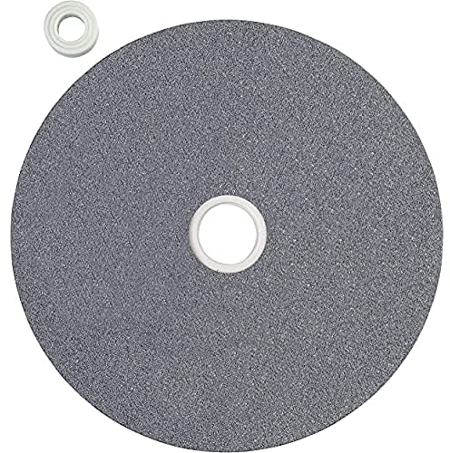 Original Einhell Schleifscheibe Ø 200 mm (Doppelschleifer-Zubehör, für Einhell Doppelschleifer TC-BG 200 und TC-BG 200 L, Körnung K36, 32-mm-Aufnahme)
